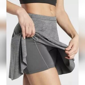 Athleta Match Point Skort Gray Heather Size XXS